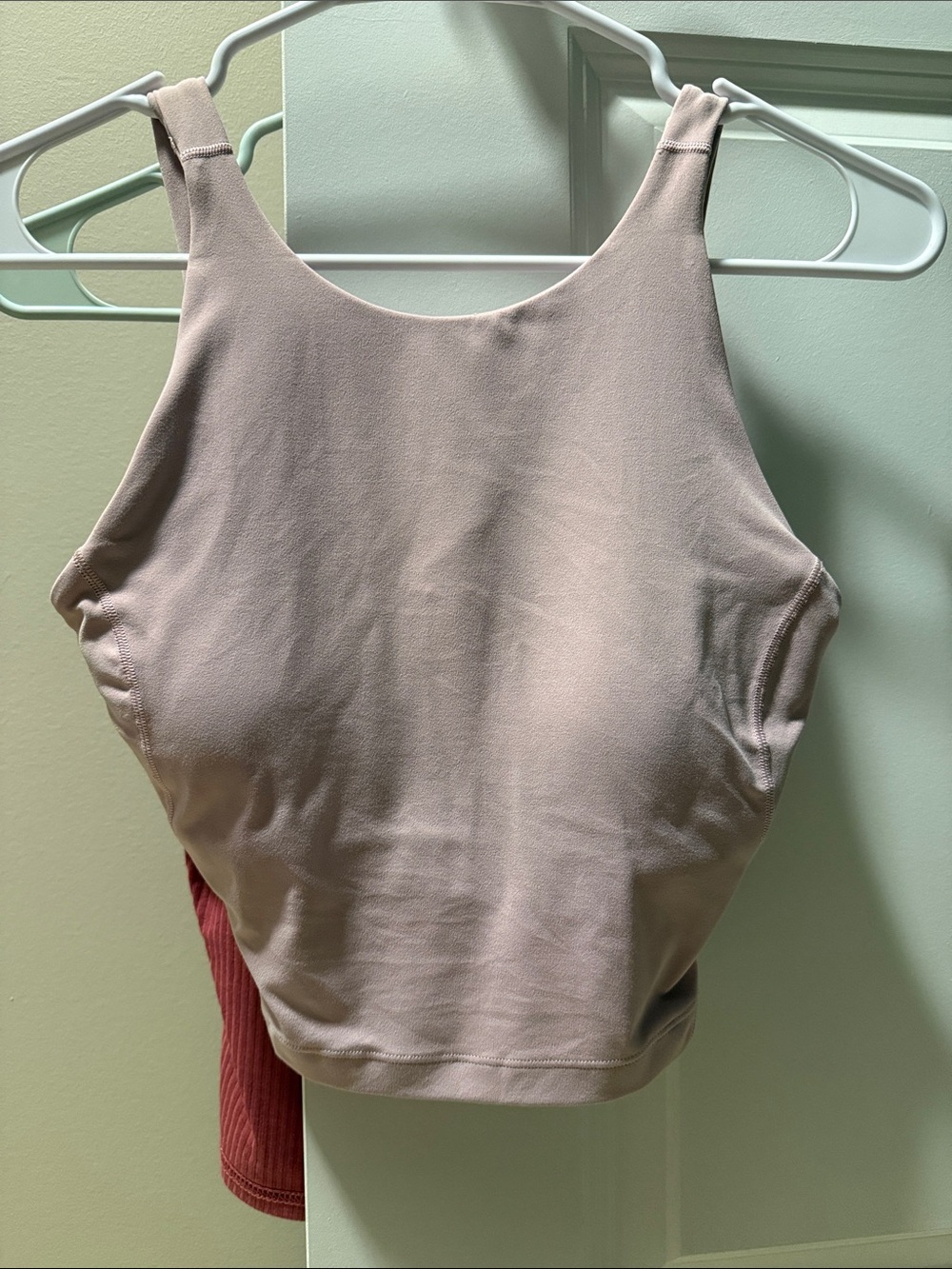Lululemon light pink high neck align tank
